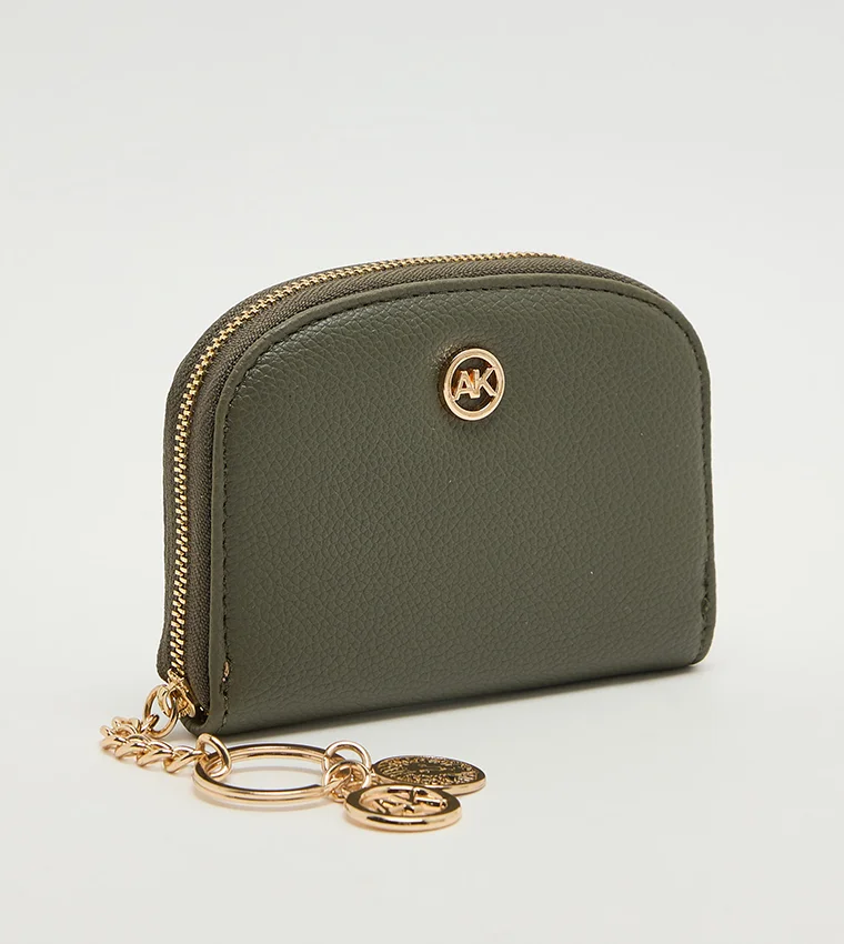 ANNE KLEIN Anne Klein Logo Detail Zip-around Card Holder